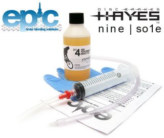Epic Hayes 9 / Nine / Sole Bleed Kit & DOT 4 Fluid