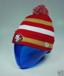 NEW ERA San Francisco 49ers NFL Pom Pom Beanie Sports Knit Footaball 