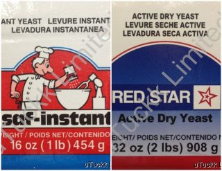 Instant Yeast Active Red Label Levure Levadura Baking Cooking * Fast 