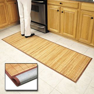 Bamboo Mat   hard floor & carpet runner (23832)