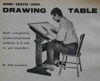 drafting table plans