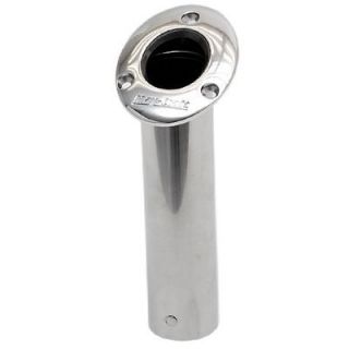 MAY CRAFT STAINLESS STEEL BOAT ROD HOLDER W/ 30 DEGREE ANGLE