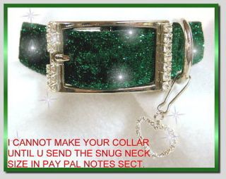   Sparklers~ Crystal Rhinestone Dog Collars   What Sparkle 1 Inch Wide