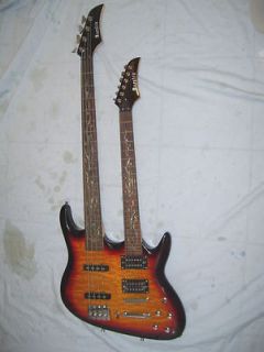 Double neck guitar and Bass Guitar, 4 and 6 string