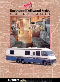 1991 Rockwood Driftwood Ford Motorhome RV Brochure