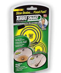 Turbo Snake Drain Unblocker/Hair Remover As Seen On TV