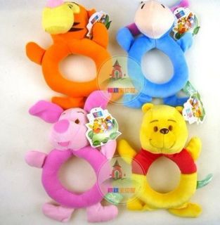   toys Animal model Hand bell Kid Plush toys pooh,tigger,donkey,pig,gift