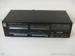 Vintage Sanyo RD W49 Stereo Double Cassette Deck #83643