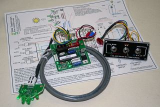 DUAL AXIS Solar Tracker Control w/Auto/Manual/​Remote Solar Sensor 