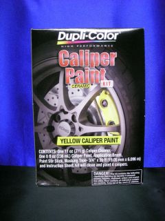 Dupli Color Yellow Brake Caliper Ceramic Paint Kit   Enough for 4 