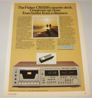 fisher cassette deck in TV, Video & Home Audio
