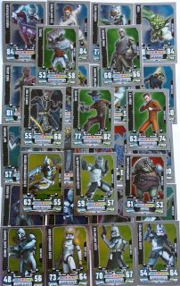 Star Wars Force Attax Series 3 (Animated) Foil Star Cards Choose 