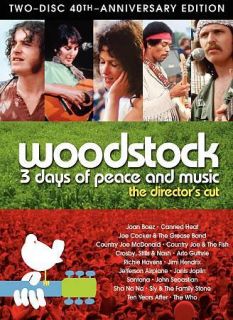 Woodstock Three Days of Peace & Music (DVD, 2009, Special Edition)