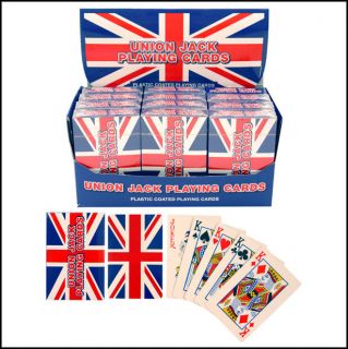   UNION JACK FLAG POKER PLAYING CARDS FULL DECK DRINKING GAMES *NEW