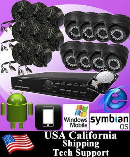   Home Video Surveillance CCTV DVR Security System 8 color Camera
