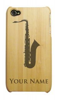   BAMBOO iPhone 4 4S Case/Cover   Saxophone   Musical Instrument