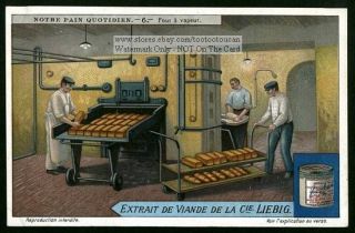Oven For A Bread Bakery NICE Vintage 1920s Card