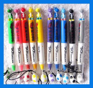 10X Nintendo DS Lite NDSL Mario YOSHI Touch Pen 1512