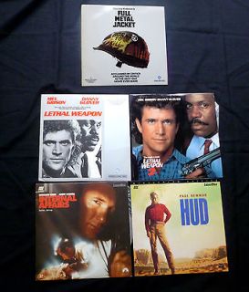 Lethal Weapon 1&2 HUD Full Metal Jacket Lot of 5 ACTION MOVIES LASER 