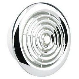   Grille Round CHROME or WHITE 4 100mm Duct Extractor fan Bathroom