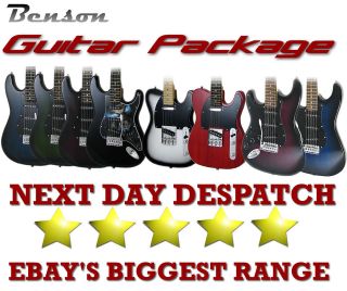   PREMIER ELECTRIC GUITAR PACKAGE AND PLUG IN AMPLIFIER PACK KIT