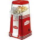 Mini Coca Cola Hot Air Popcorn Machine, 8 Cup Compact Retro Home Pop 