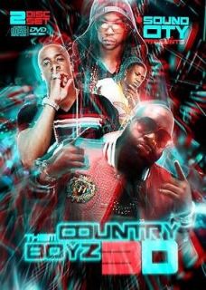   Wayne Rick Ross Yo Gotti Jeezy Videos Rap DVD + CD   Country Boys 3