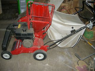  Built leaf mulch vacuum brush chipper with bag barely used cost $900