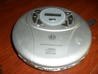 Electro Brand Portable CD Player Silver Model QCD184