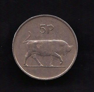 World Coins   Ireland 5 Pence 1971 Coin KM# 22