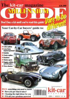  Magazine Millennium Guide 1999 2000 Cobra Lotus 7 Buggies 3 Wheelers