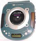 Sports White Westinghouse Portable CD Player Car Kit,AC/DC Cassette 