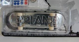 TECH DECK Fingerboard Skateboard 96mm Plan B PLATINUM DIPPED  CHASE 