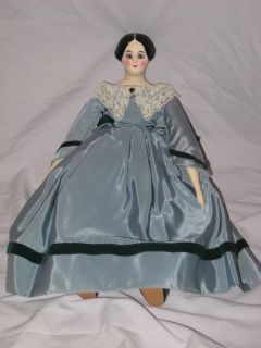   1986 Limited Edition Effanbee 19th Century China Head Doll New in Box