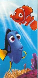 Disney Finding Nemo TOWEL beach Large 30x60 76x152 Pixar new w tags 