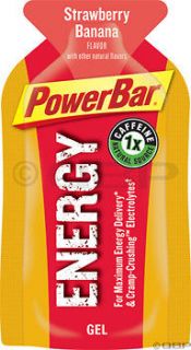 PowerBar Gel Strawberry Banana with Caffeine; 24 Pack