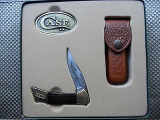 NEW* CASE XX USA Mako Hunting Pocket Knife Gift Set, Sheath & Brass 