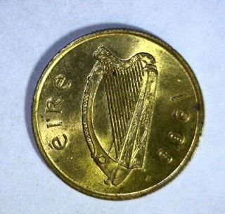 IRELAND 20 PENCE 1988 ABOUT UNCIRCULATED COIN