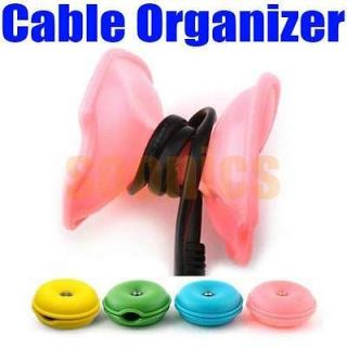 Turtle Cable Cord Wire Organizer Winder For iPhone iPod Cellphone  