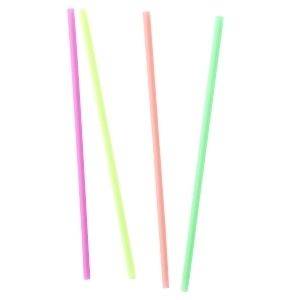 Cocktail, mixed drink, coffee stirrer/ straw –Assted neon color 5 