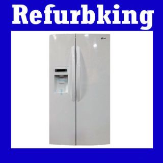 LG 27 Cu Ft Side by Side Refrigerator Ice / Water Dispenser LSC27925SW