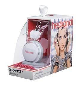 HED KANDI Pure Kandi White / Coral Headphones BRAND NEW