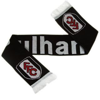 Fulham FC Authentic EPL Knit Scarf Ships from USA