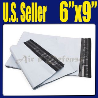 15 6 x 9 POLY MAILERS ENVELOPES PLASTIC SHIPPING BAGS SELF SEAL 6x9 