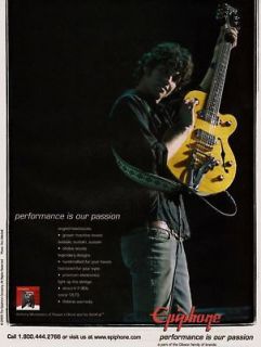 EPIPHONE ANTHONY MONTESANO PEPPERS GHOST WILDKAT GUITAR PRINT AD
