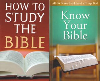 BUNDLE 2 New Bible Study Books, How to  Know Your  Christian 