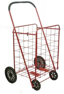Large Personal Shopping Grocery Utility Cart Carrier Basket Storage 