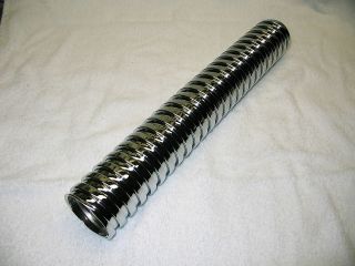 Flexible Exhaust Cover, Chrome, Harley Knucklehead/ Panhead Style