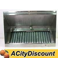 USED 60 IN. COMMERCIAL KITCHEN GREASE EXHAUST VENT HOOD