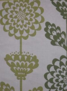 SWEDISH DESIGN Linen Cotton Floral Green white New